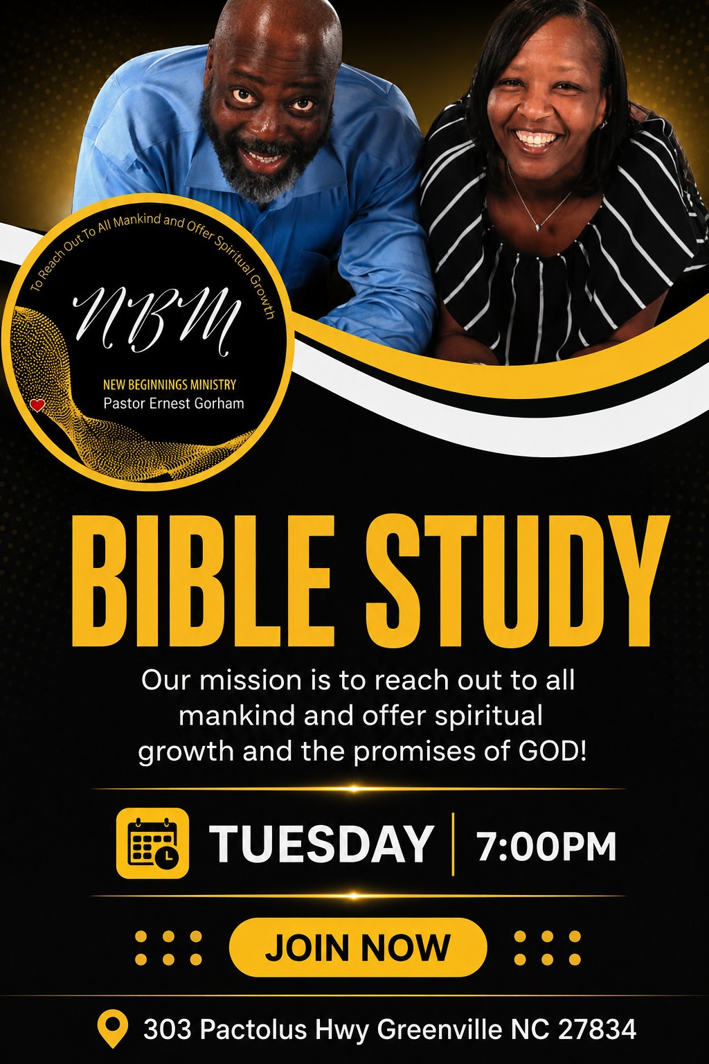 Bible Study at New Beginnings Ministries